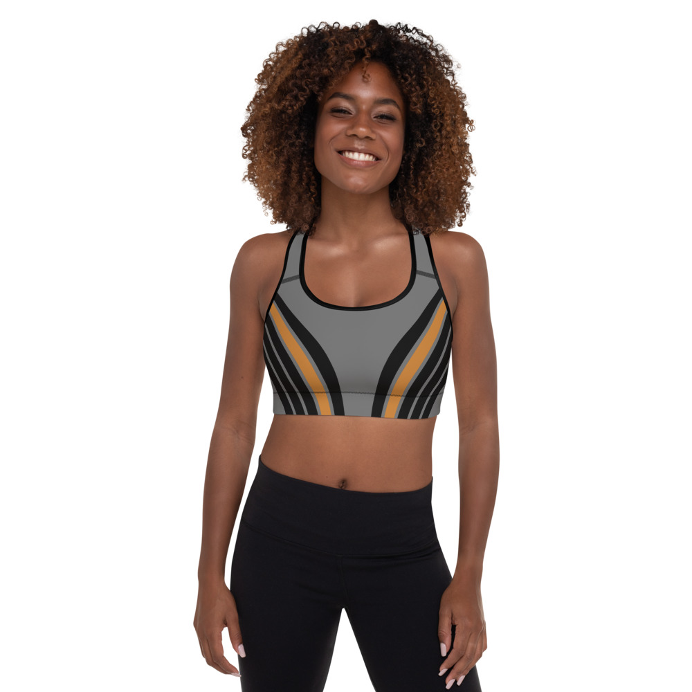 Padded Sports Bra with Racer Back
